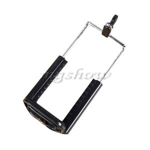 Cell Phone (55mm to 85mm) Bracket Holder for 1/4" Tripod