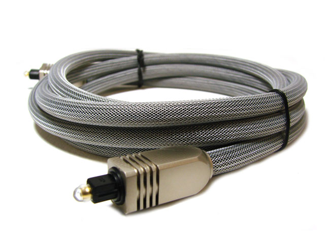 Premium Toslink Fiber Optical Digital Audio Cable 12ft