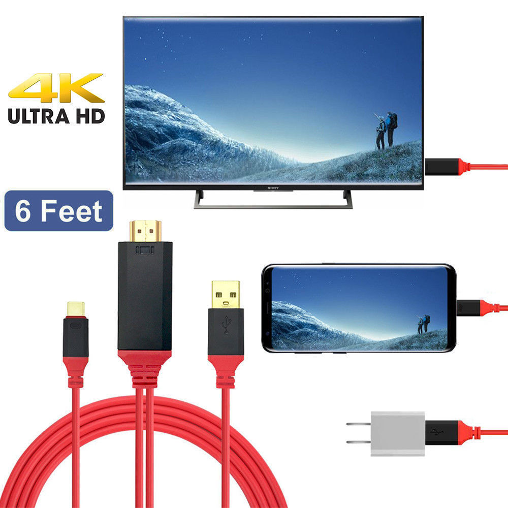 USB3.1 Type-C USB-C (M) to HDMI (M) 4K With Charging Cable
