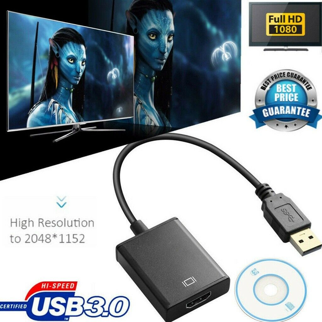 USB 3.0 TO HDMI 1080P Converter Adapter Kit FL2000 V2.1
