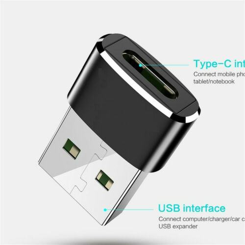 USB 3.0 Type C Female to USB Type A Male OTG Adapter