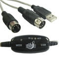 USB MIDI Adapter Cable - Click Image to Close