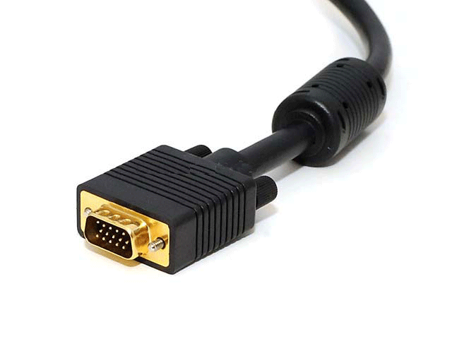 06ft SVGA Cable Male to Male, Gold Plated