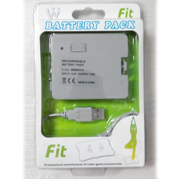 Re-chargeable 3800mAh Battery Pack for Wii Fit