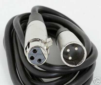 XLR Extension Cable F/M 35FT 16AWG Gold Plated