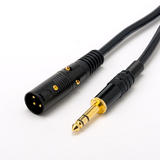 Premier Series XLR Male to 1/4inch TRS Male 16AWG Cable 25ft