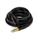 Premier Series XLR Male to 1/4inch TRS Male 16AWG Cable 35ft