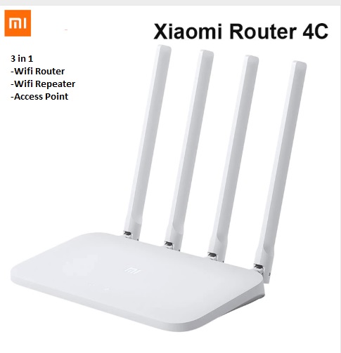 Xiaomi Mi WIFI 3 in 1 Router 4C Router Repater AP 64 RAM Remote