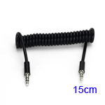3.5mm Car Stereo Audio AUX Coiled Cable Jack Cord
