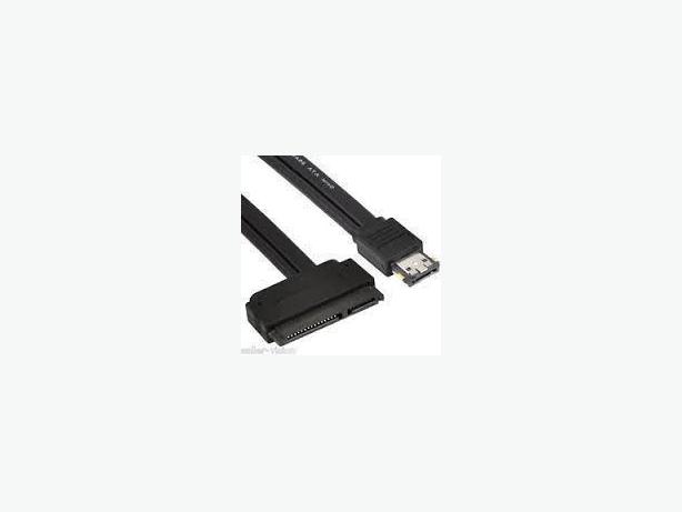 ESATA to 7+15 pin SATA(Data+Power) Adapter Cable